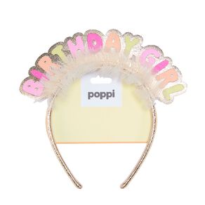 Poppi Happy Birthday Headband Pink