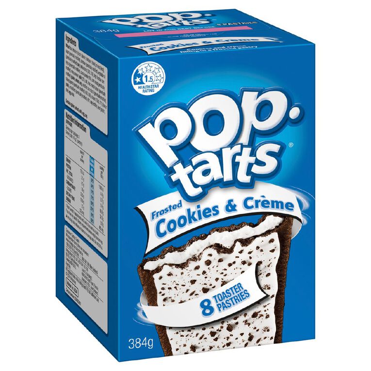 Kelloggs Pop Tarts Frosted Cookies & Cream Cereal 8 Pack, , hi-res