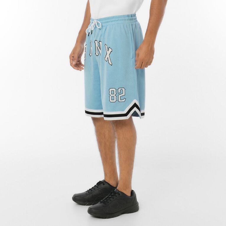 Garage Men's Basketball Shorts, Blue Light, hi-res