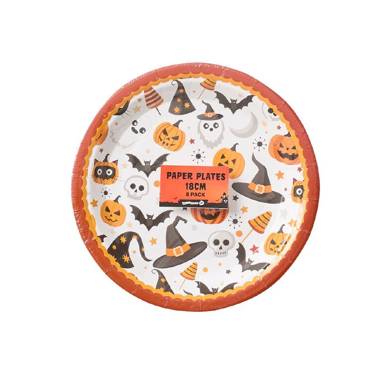Scarehouse Halloween Paper Plates, , hi-res