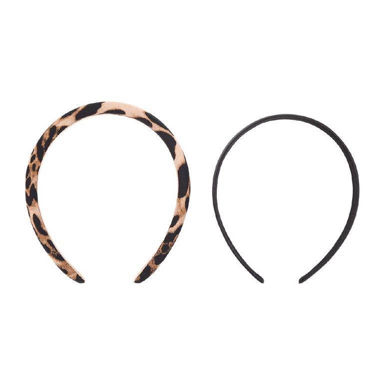 Poppi Handband Leopard 2 Pack, , hi-res