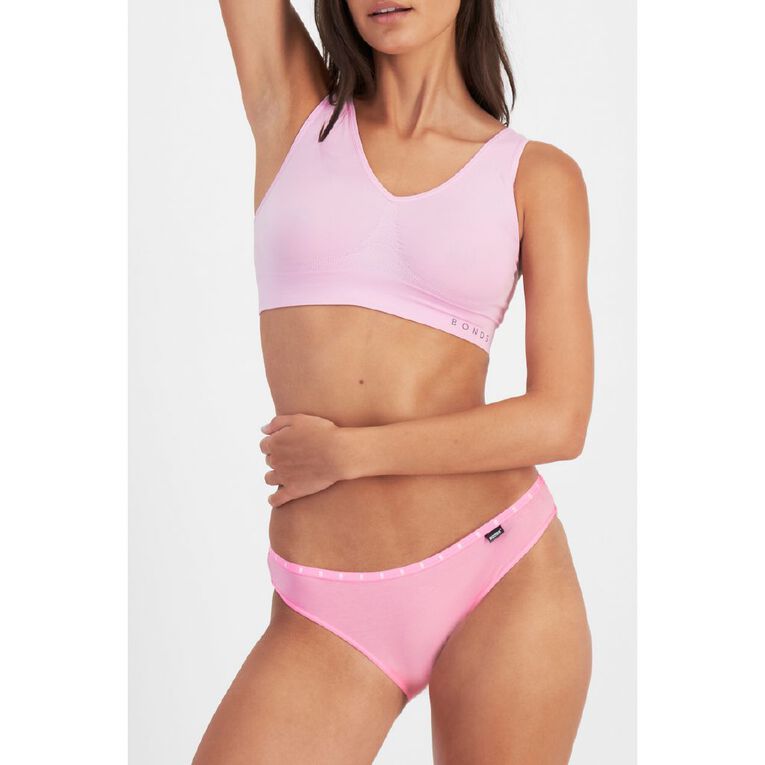 B FOR BONDS Women's Bikini Briefs 2 Pack, Pink W26 23K, hi-res