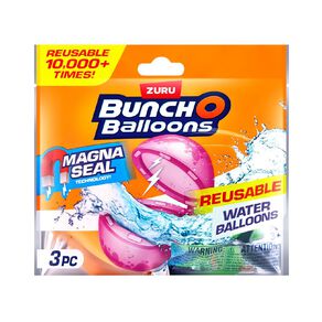 Zuru Bunch O Balloons Reusable Water Balloons Multi-Coloured 3 Pack