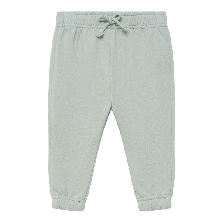 Young Original Babies' Plain Trackpants, Green Light, hi-res