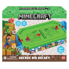 Minecraft Arcade Air Hockey Core Series Overworld