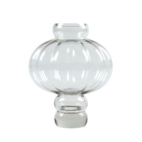 Living & Co Clear Glass Bubble Vase 22cm