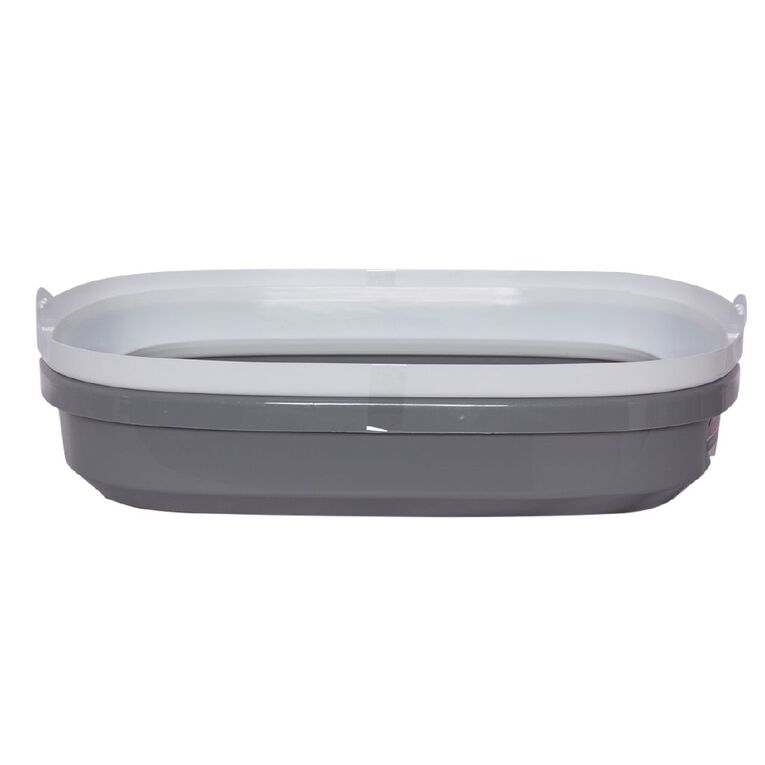 Petzone Cat Litter Tray# Grey Large, , hi-res