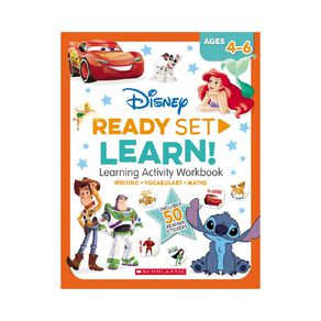 Disney Ready Set Learn Learning Activity Workbook Ages 4-6