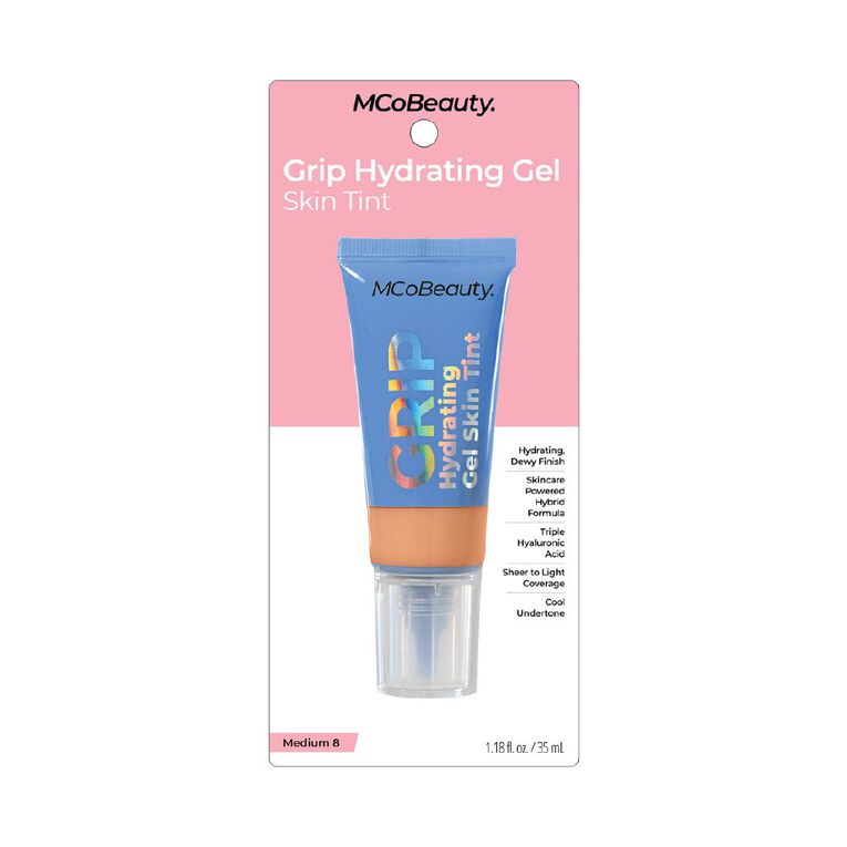 MCoBeauty Grip Hydrating Gel Skin Tint - Medium 8, , hi-res