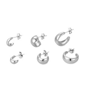 Hoop Earrings 3 Pairs