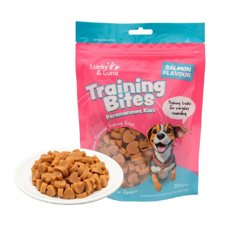 Lucky & Luna Salmon Training Bites 200g, , hi-res