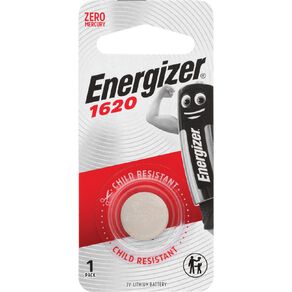 Energizer Lithium Coin Battery 1620 1 Pack