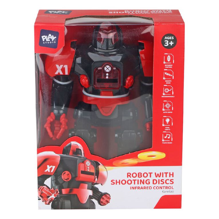 Play Studio Intelligent Robot With Disc Shooting, , hi-res
