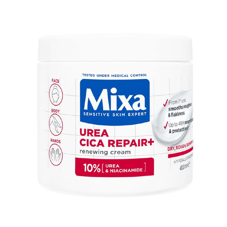 Mixa Urea Cica Repair 10% Jar 400ml, , hi-res