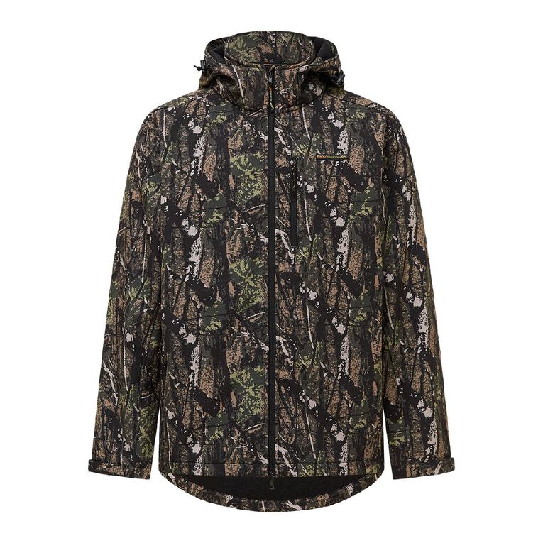 Back Country Adults' Softshell Hooded Jacket, Brown, hi-res