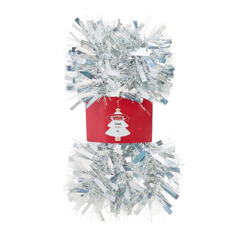 Wonderland Joyful Tidings Iridescent Tinsel Assorted 2m, , hi-res