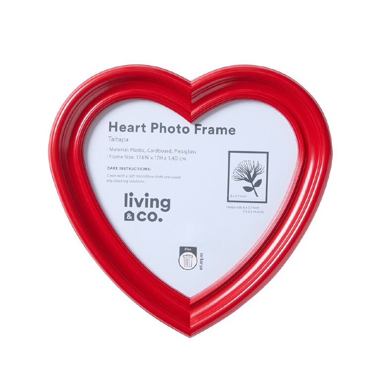 Living & Co Heart Photo Frame, , hi-res