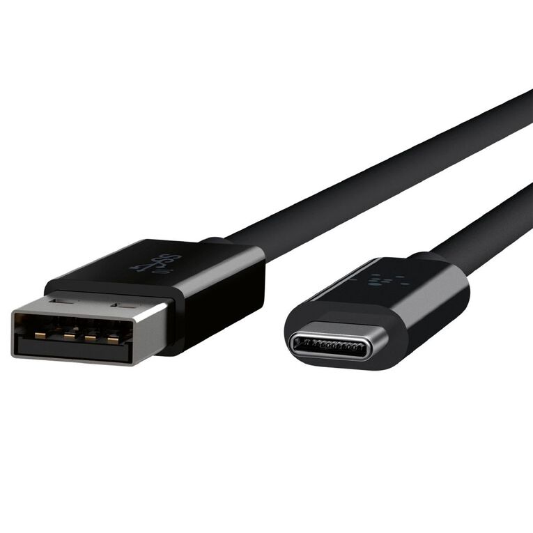 Belkin Usb 3.1 USB-C To USB-A Cable 1M Black Black, , hi-res