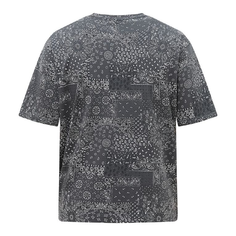 Garage Men's Heavyweight Boxy Tee Terry, Grey Dark, hi-res