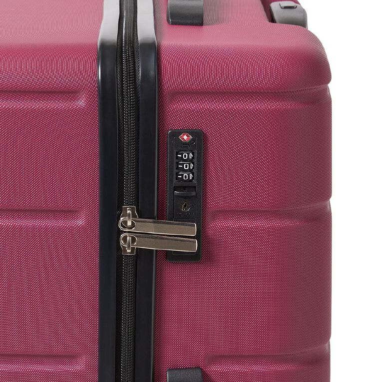 Living & Co 70cm Hard Checked Suitcase, , hi-res
