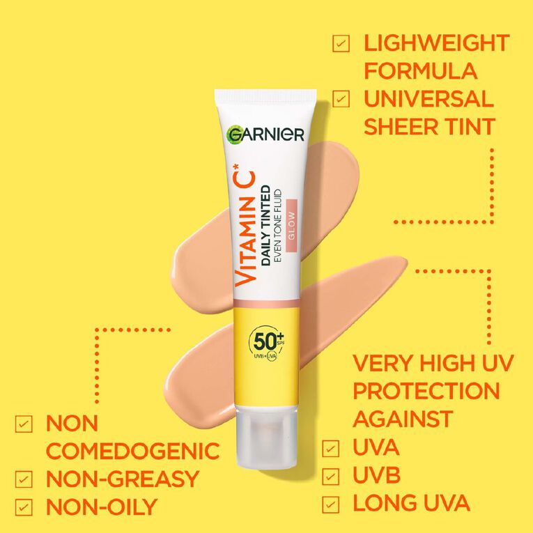 Garnier Vitamin C UV Fluid Glow 40ml, , hi-res