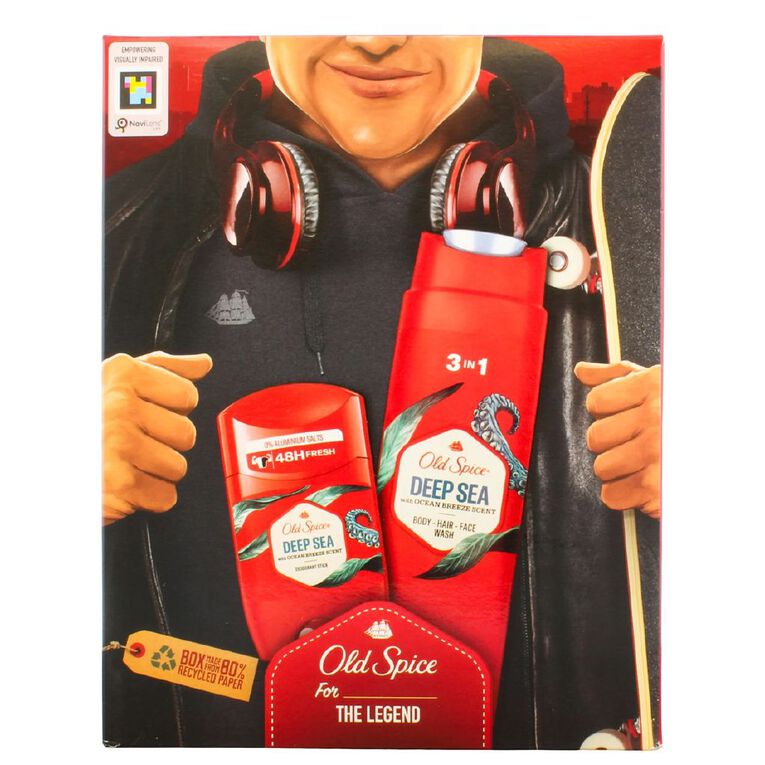 Old Spice Deep Sea Gift Set Duo 2 Piece, , hi-res