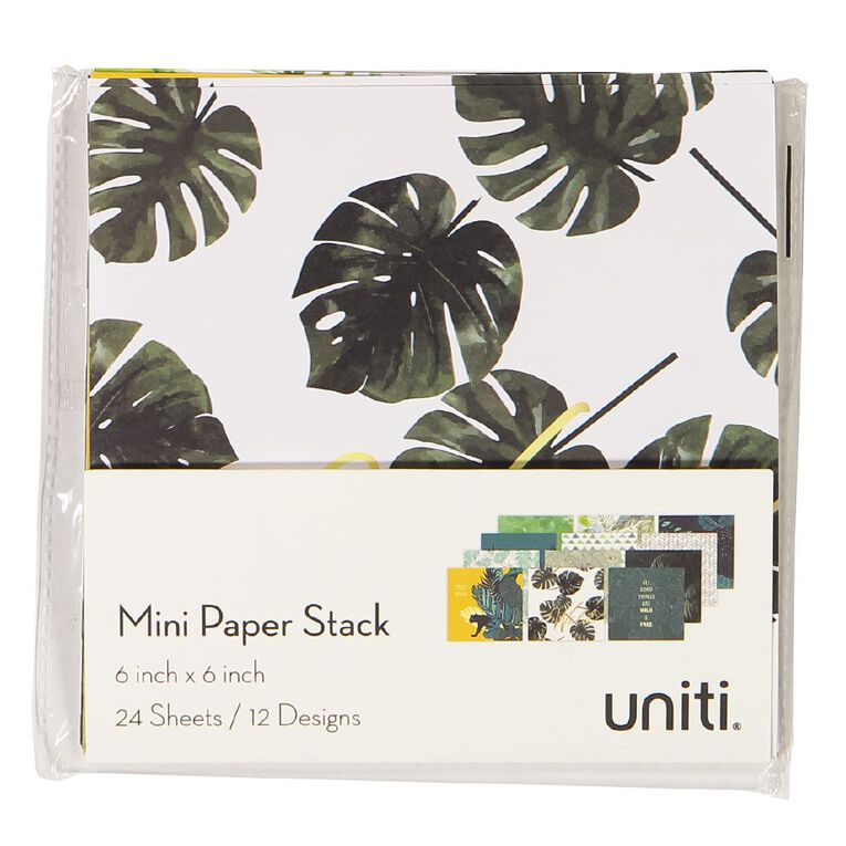 Uniti Wild Designer Paper 6in x 6in 24 Sheets, , hi-res