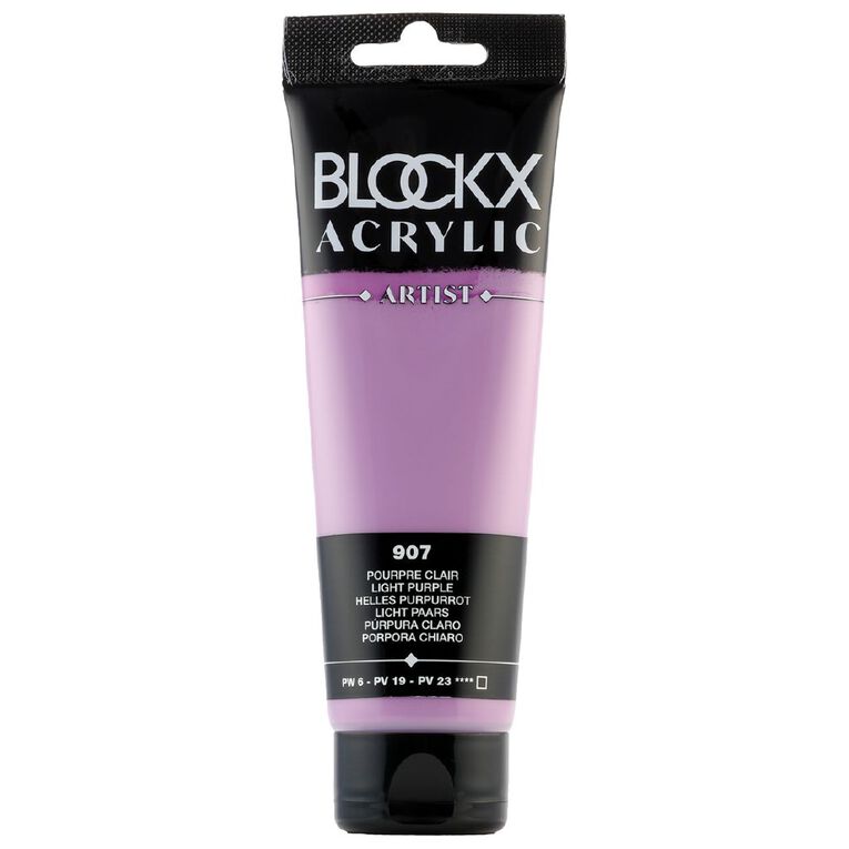 BLOCKX Acrylic Tube Light Purple 120ml, , hi-res