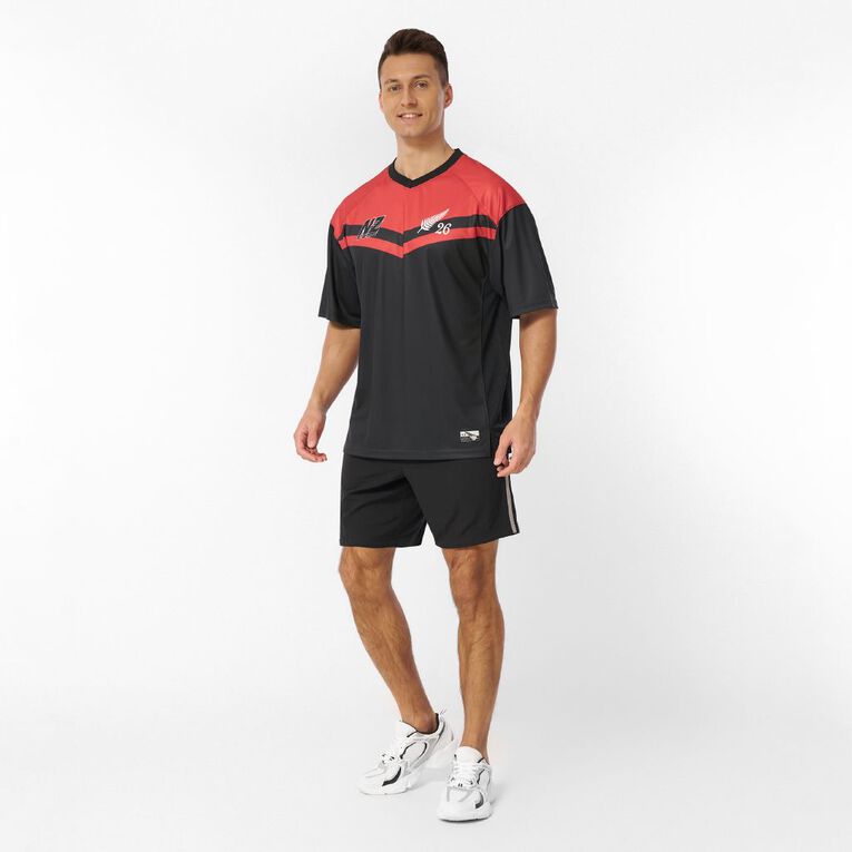 Active Intent Men's Supporter League Top, Black, hi-res