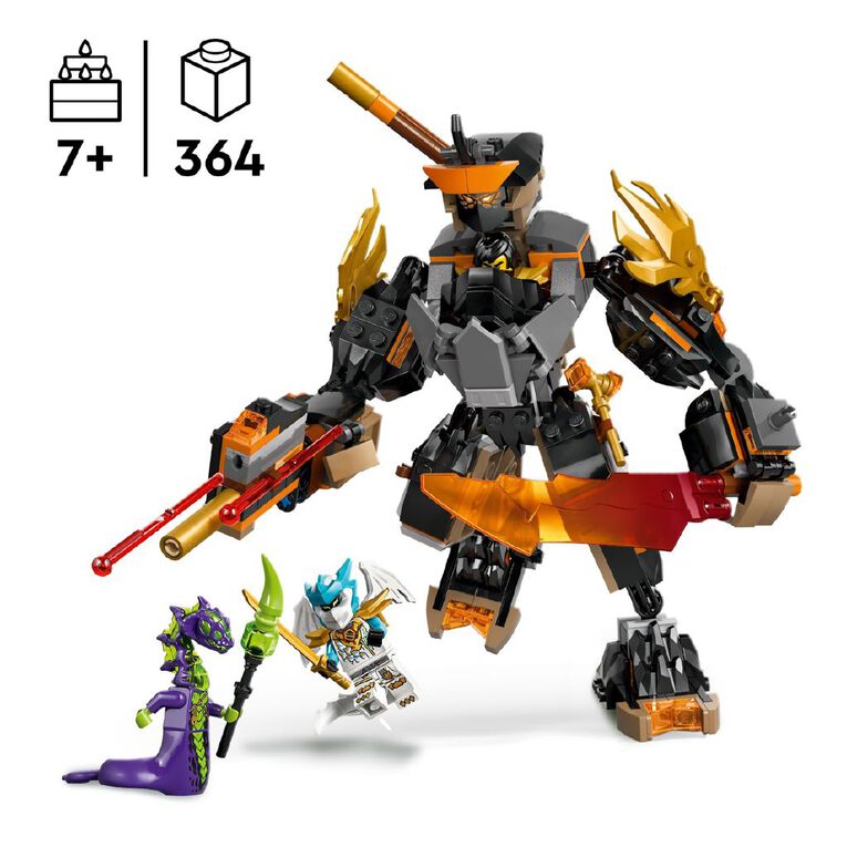 LEGO Ninjago Coles Mission Mech & Dragon Zane 71854, , hi-res