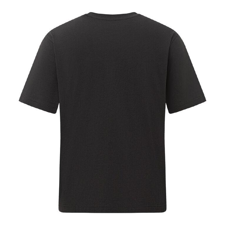 H&H Men's Midweight Embroidered Tee, Black, hi-res