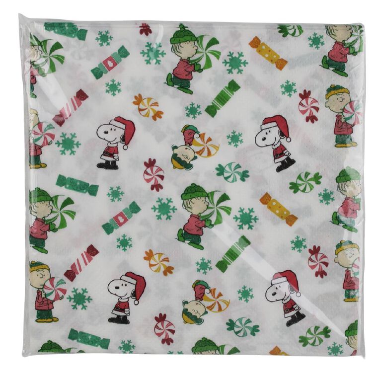 Peanuts Christmas Paper Napkins 16 Pack, , hi-res