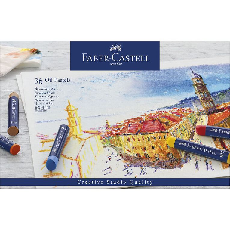 FaberCastell Goldfaber Oil Pastels 36 Pack MultiColoured Multi