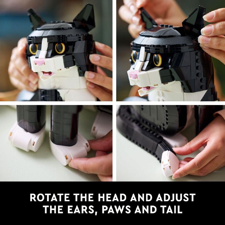 LEGO IDEAS Tuxedo Cat 21349, , hi-res