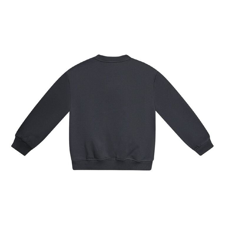 Young Original Sequins Crew Sweat, Grey Dark, hi-res