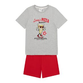 H&H Boys' Tee and Shorts Pyjama Set