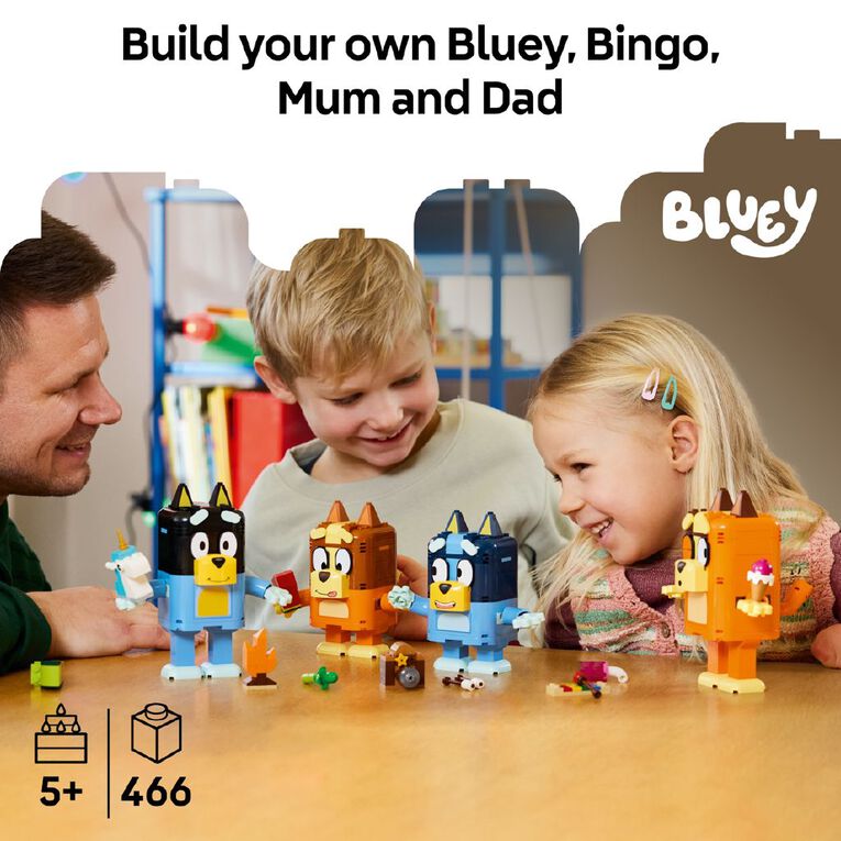 LEGO Bluey Brick-Built Family 11217, , hi-res