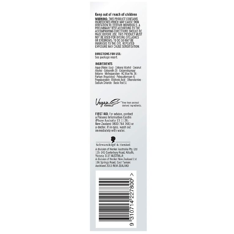Schwarzkopf UBs LIVE Colour Electric Blue 75ml, , hi-res