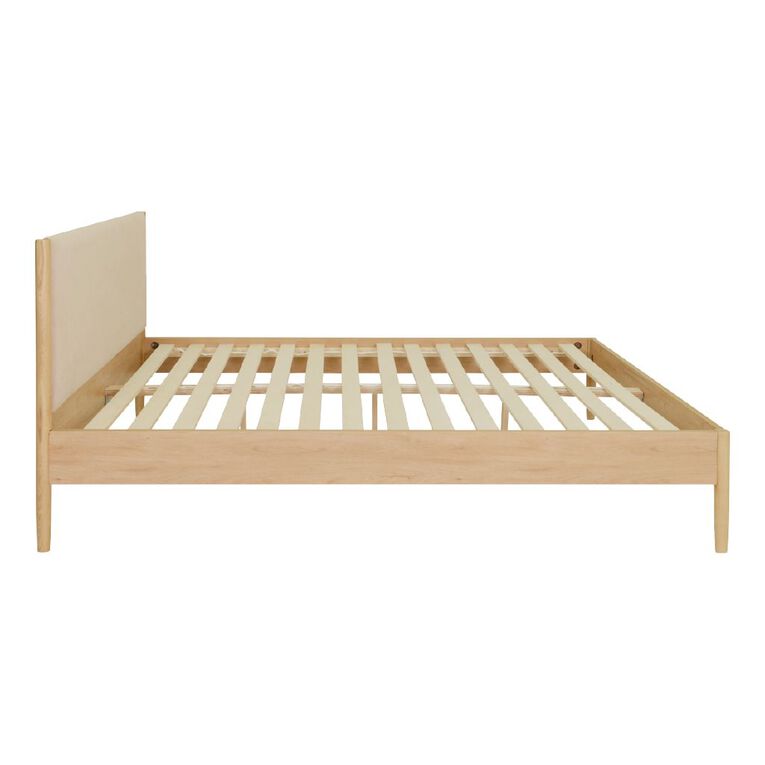 Living & Co Emerson Bedframe Natural Queen, , hi-res