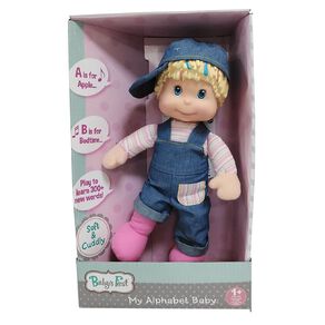 Baby's First Alphabet Baby 14 Inch Baby Doll with Sound