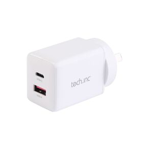 Tech.Inc 45W USB-C + USB-A GaN Fast Charger