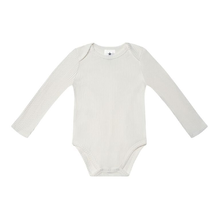Young Original Babies' Long Sleeve Rib Bodysuit 3 Pack, Pink, hi-res