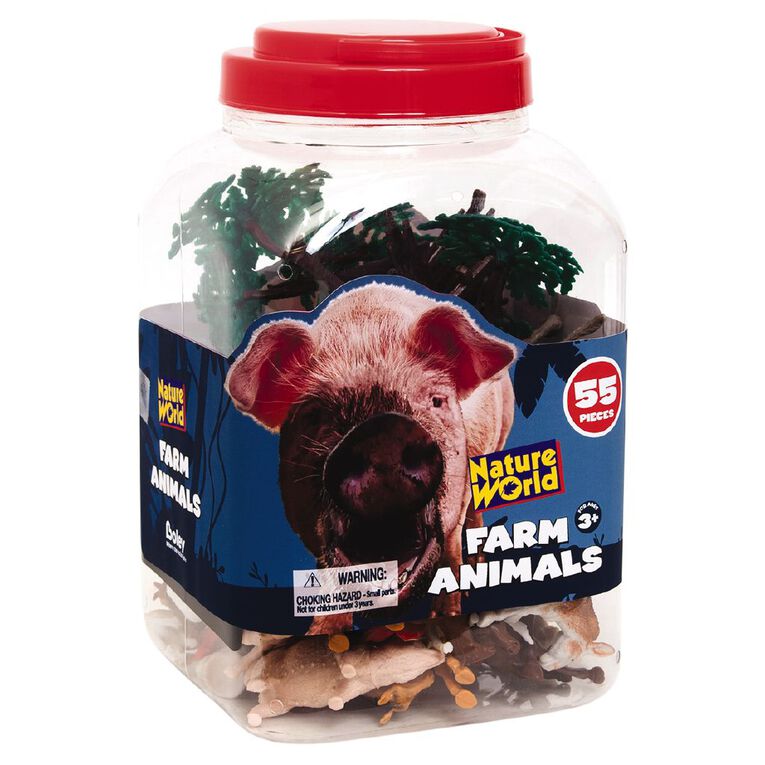 Farm Animals & Accessories 55 Pieces, , hi-res