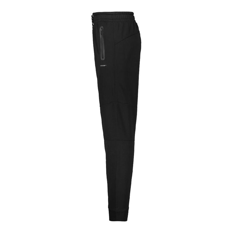 Active Intent Men's Cooldry Panel Pants Black The Warehouse