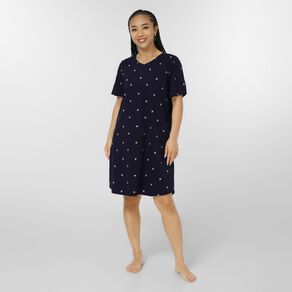 H&H Women's V Neck T-Shirt Nightie