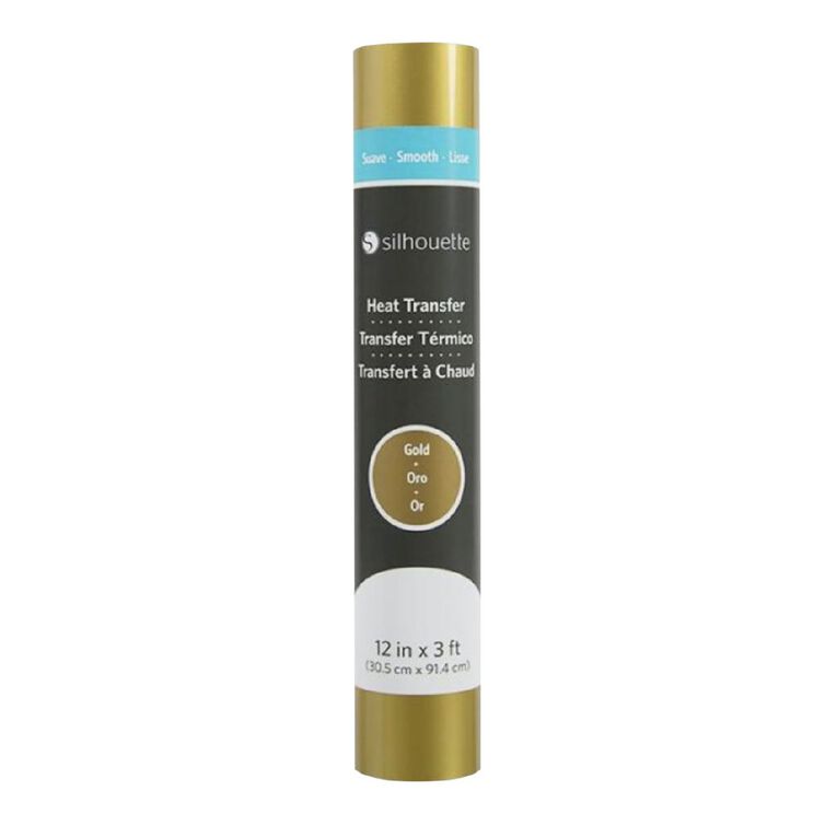Silhouette Heat Transfer Vinyl 12in x 3ft Gold, , hi-res