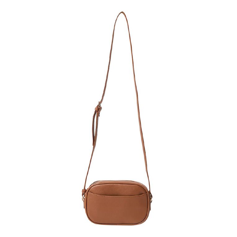 H&H Women's Square Crossbody Bag, Brown Light, hi-res
