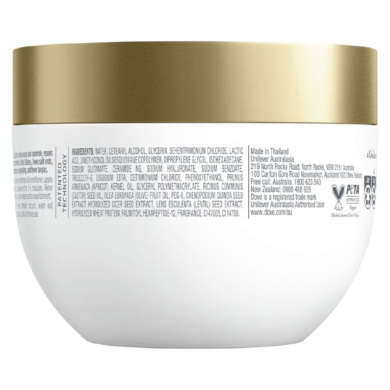 Dove Damage Therapy Intensive Repair Hair Mask 300ml, , hi-res
