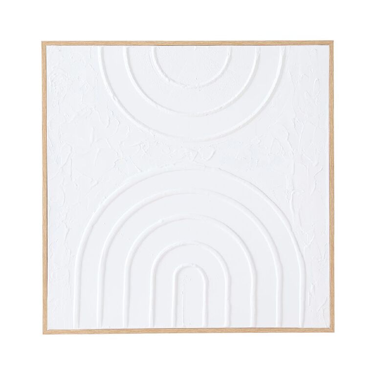 Living & Co Arch Framed Canvas 60cm x 60cm, , hi-res
