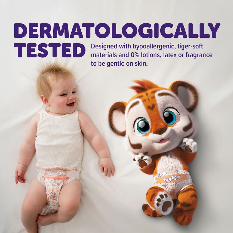 Hey Tiger Nappies Size 1 54 Piece, , hi-res